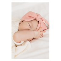 Dojčenská mušelínová čelenka New Baby Feeling ružová