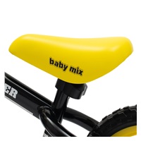 Detský balančný bicykel Baby Mix Traveller čierny