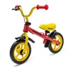 Detský balančný bicykel s brzdou Baby Mix Traveller červený