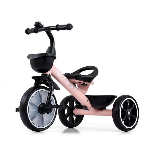 Detská trojkolka odrážadlo Milly Mally Bobby Pink