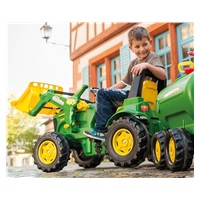 Šliapací traktor Rolly Toys John Deere Farmtrac zelený