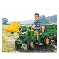 Šliapací traktor Rolly Toys John Deere Farmtrac zelený