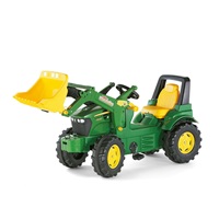 Šliapací traktor nakladač Rolly Toys John Deere Farmtrac zelený