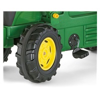 Šliapací traktor nakladač Rolly Toys John Deere Farmtrac zelený