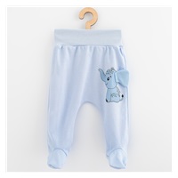 Dojčenské bavlnené polodupačky New Baby Happy Elephant blue