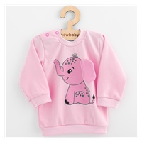 Dojčenská súprava tričko a tepláčky New Baby Happy Elephant pink