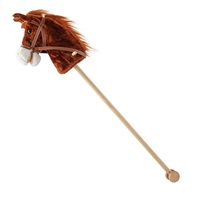 Hobby Horse so zvukom a kolieskami Bruno Baby Mix Brown