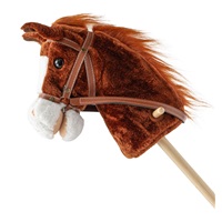 Hobby Horse so zvukom a kolieskami Bruno Baby Mix Brown