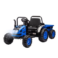 Elektrický traktor s prívesom Milly Mally Farmer modrý