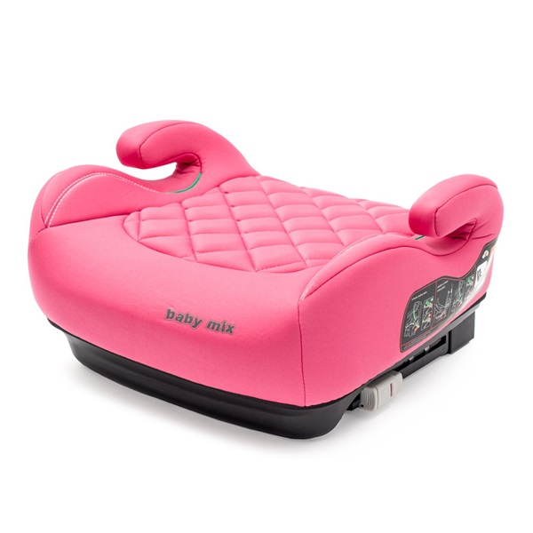 Autosedačka-podsedák BABY MIX HERO Plus ISOFIX I-SIZE pink