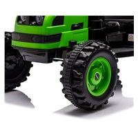 Elektrický traktor s prívesom Milly Mally Farmer zelený