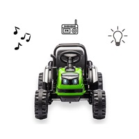 Elektrický traktor s prívesom Milly Mally Farmer zelený