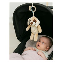 Plyšová hračka s vibráciou Baby Mix psík hnedý