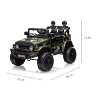 Elektrické autíčko Milly Mally Toyota FJ Cruiser Army