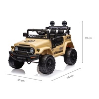 Elektrické autíčko Milly Mally Toyota FJ Cruiser Black