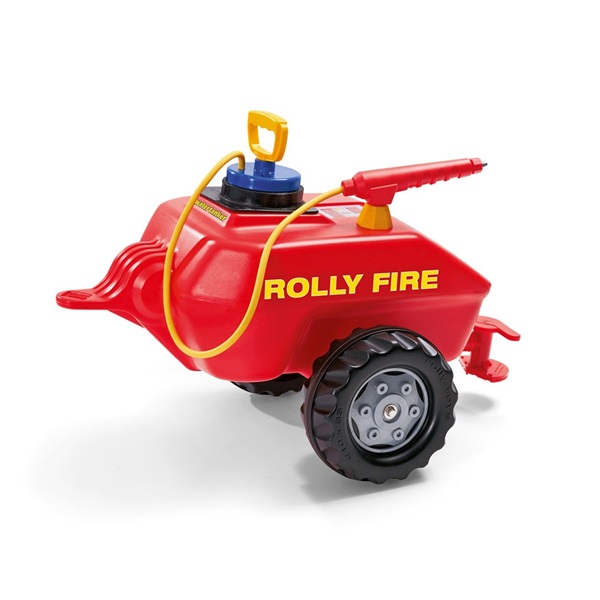 Cisternový voz s pumpou a striekačkou Rolly Toys Vacumax Fire červená