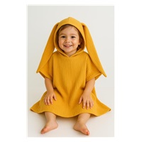 Detské mušelínové pončo New Baby Feeling toffe 80 cm