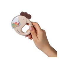 Detská hrkálka Baby Ono PARROT béžová