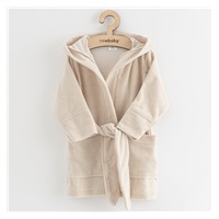 Detský froté župan New Baby Comfortably beige