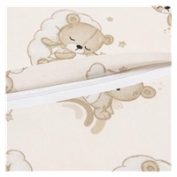 Detský podsedák na stoličku New Baby BASIC bear beige