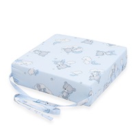 Detský podsedák na stoličku New Baby BASIC Bear blue