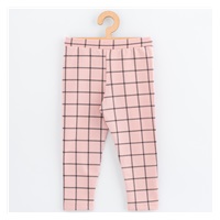 Detské legíny z teplákoviny New Baby Kindergarten pink