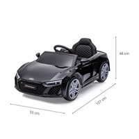 Elektrické autíčko Milly Mally Audi R8 Spyder Black