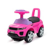 Detské odrážadlo SUV Baby Mix Prime ružové v koži