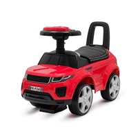 Detské odrážadlo SUV Baby Mix Prime červené v koži