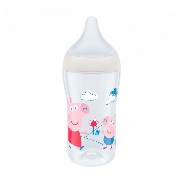 Dojčenská fľaša NUK Perfect Match Peppa Pig Temperature Control 260 ml