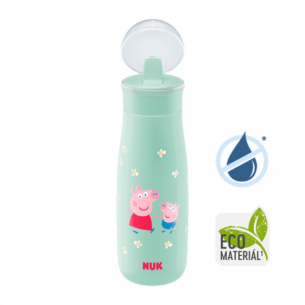 Detská fľaša NUK Mini-Me Flip Peppa Pig 450 ml 12+ m