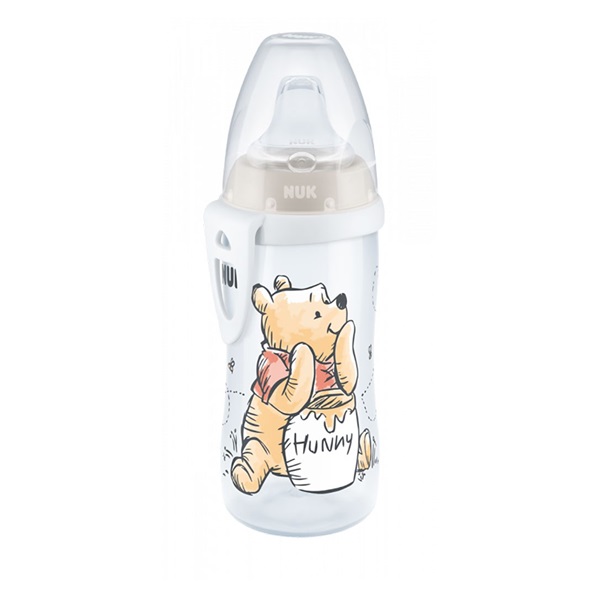 Detská fľaša NUK Active Cup Disney Medvedík Pu 300 ml béžová