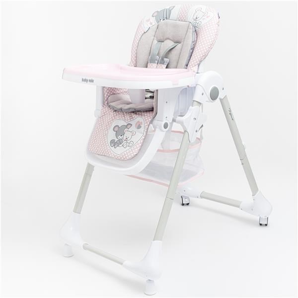 BAZÁRIK  Jedálenská stolička Baby Mix Infant pink