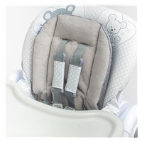 BAZÁRIK Jedálenská stolička Baby Mix Infant grey