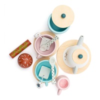 Detská drevená čajová súprava Montessori Baby Mix