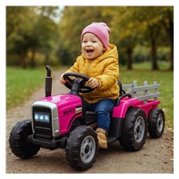 Elektrický traktor Baby Mix Erick s diaľkovým ovládačom ružový