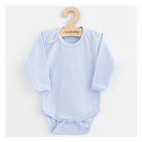 Dojčenské body celorozopínacie New Baby Classic II modré