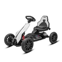 Detská šliapacia motokára Go-kart Baby Mix Speedster biela
