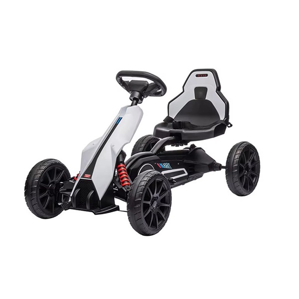 Detská šliapacia motokára Go-kart Baby Mix Speedster biela