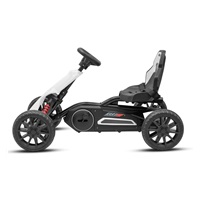 Detská šliapacia motokára Go-kart Baby Mix Speedster biela