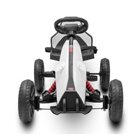 Detská šliapacia motokára Go-kart Baby Mix Speedster biela