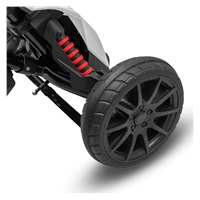 Detská šliapacia motokára Go-kart Baby Mix Speedster biela