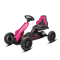 Detská šliapacia motokára Go-kart Baby Mix Speedster ružová