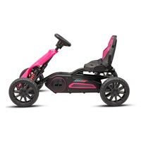 Detská šliapacia motokára Go-kart Baby Mix Speedster ružová