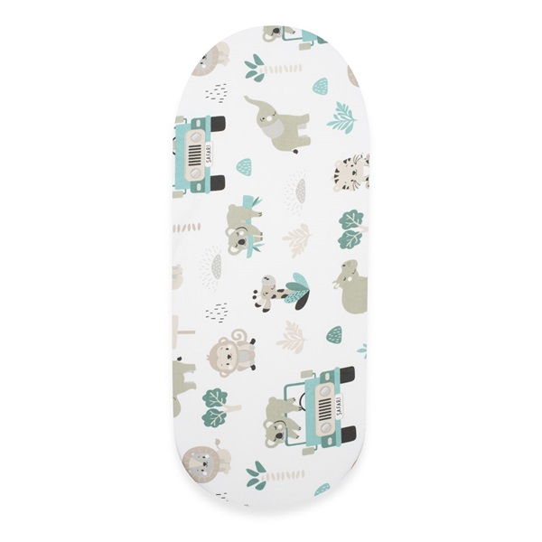 Bavlnené prestieradlo do kočíka New Baby Safari II 35x75 cm
