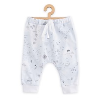 Detské bavlnené nohavice Jogger New Baby For Babies ocean