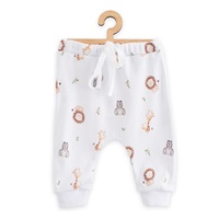 Detské bavlnené nohavice Jogger New Baby For Babies safari