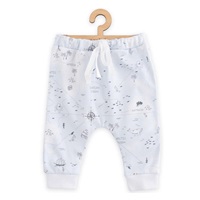 Detské bavlnené nohavice Jogger New Baby For Babies ocean