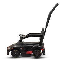 Detské odrážadlo s vodiacou tyčou Toyota Baby Mix čierne