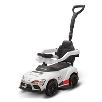 Detské odrážadlo s vodiacou tyčou Toyota GR Supra GT4 Baby Mix biele